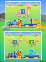 Dinosaur Number Train Game for Kids Free Image