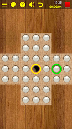 Marble Solitaire Puzzle screenshot