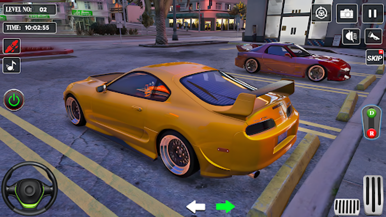 US City Racing Car Driving Image