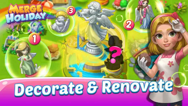 Merge Holiday: Garden & Pet screenshot