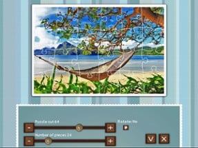 Jigsaw Puzzle Beach Season Image