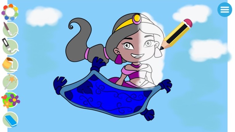 Kids Princess Coloring Books screenshot