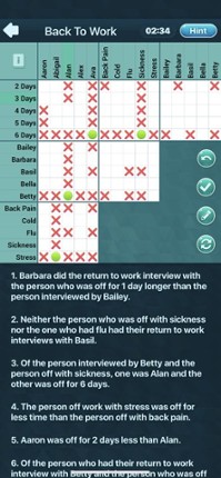 Logic Puzzles Daily screenshot