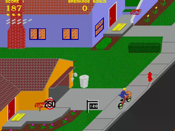 Paperboy screenshot