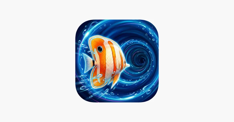 Blue Swirl: Endless Swimming Image