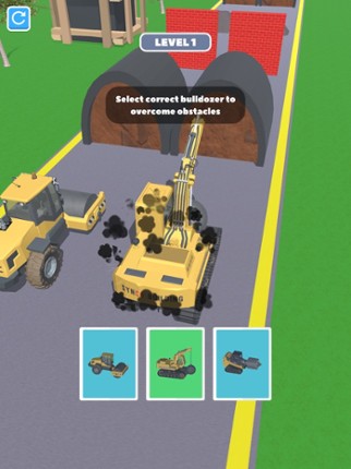 Bulldozer Race 3D screenshot