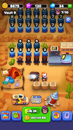 Merge Robbers: Idle Merging screenshot