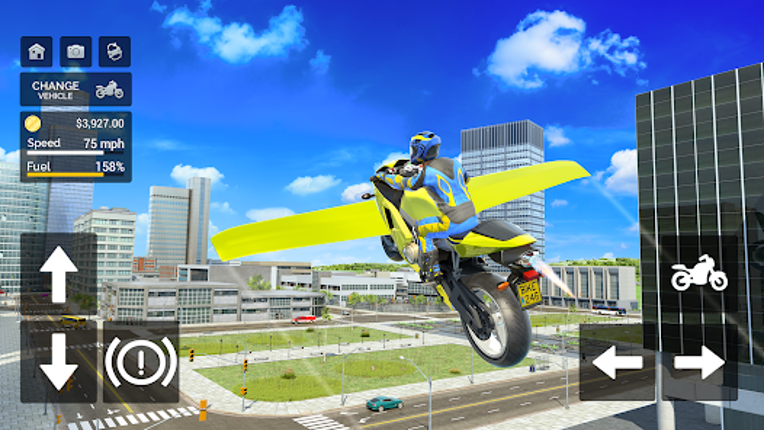 Flying Motorbike Simulator screenshot