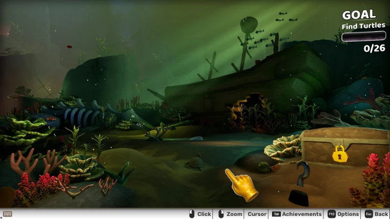 Hidden Turtle Puzzle screenshot