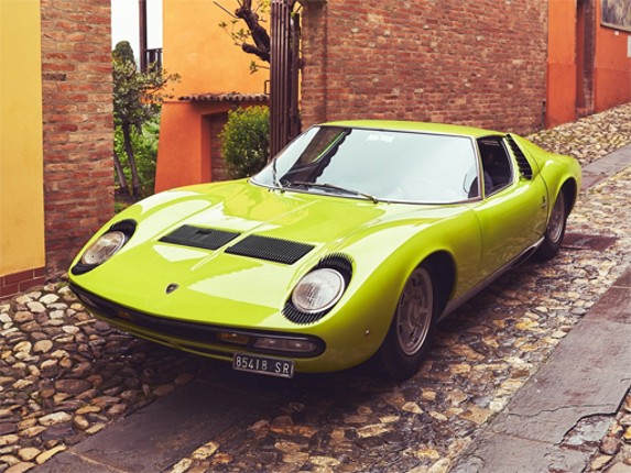 Lamborghini Miura P400 Puzzle Game Cover