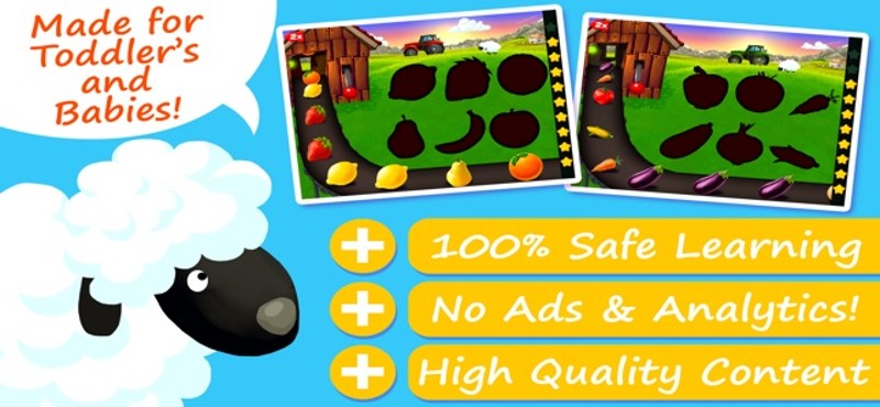 Shapes &amp; Colors Farm Puzzles Image