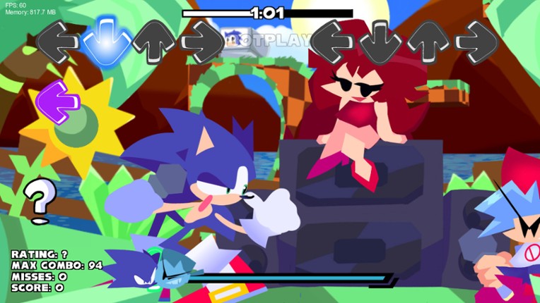 Sonic: Dimensional Funkin' 1.9 screenshot