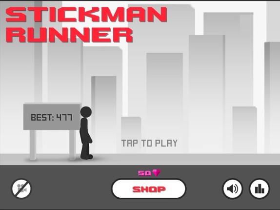 Stickman Parkour Runner Image