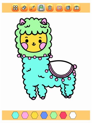 Unicorn And Friend Color Book screenshot