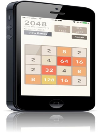 8192 Slider 5x5 Number Puzzle Game Image