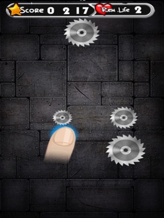 Cut Finger Splash - Watch out your hand: Quickly move your finger avoid harm screenshot