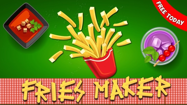 French Fries Deluxe-Free Hotel &amp; Restaurant Cooking game for kids,family &amp; friends screenshot