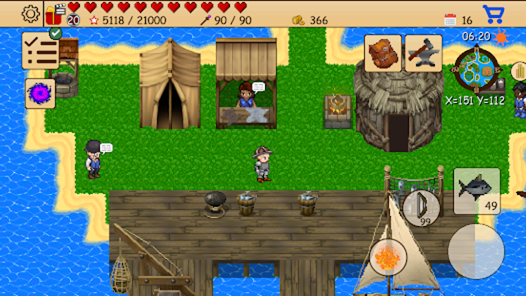 Survival RPG: Pirate Adventure screenshot