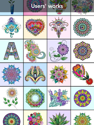 Mandala Coloring Book screenshot