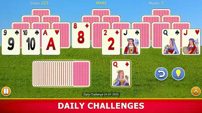 TriPeaks Solitaire Mobile Image