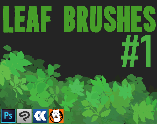 Games like Leaf Brushes #1 (Photoshop, CSP, Open Canvas, Fire Alpaca)