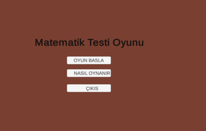 Matematik Testi Zeka Oyunu Image