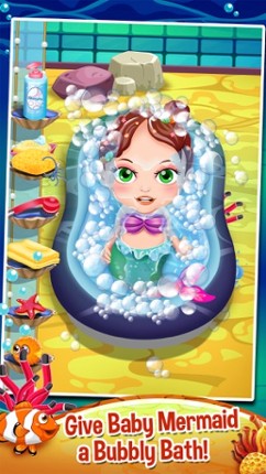 Mommy's Mermaid Newborn Baby Spa Doctor - my new salon care & make-up games! screenshot