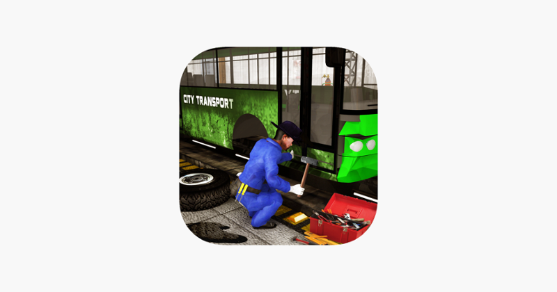 Real Bus Mechanic Simulator 3D Game Cover