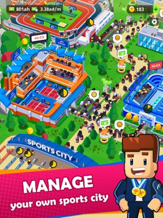 Sports City Tycoon: Idle Game screenshot