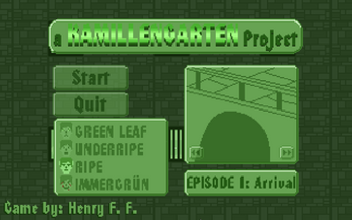A Kamillengarten Project screenshot