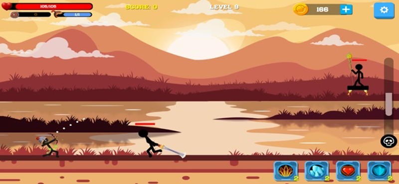 Archer Master- Stickman War io screenshot