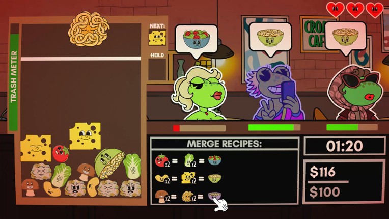 CROAK CAFE : FROM POND TO PLATE screenshot