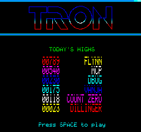 Games like Cyclotron (Oric)