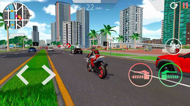 Motorcycle Real Simulator screenshot