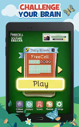 FreeCell Deluxe® Social screenshot