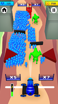 Stickman Mob Army Battle screenshot