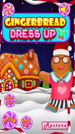 Gingerbread Man Dress Up Mania - Free Addictive Fun Christmas Games for Kids, Boys and Girls Image