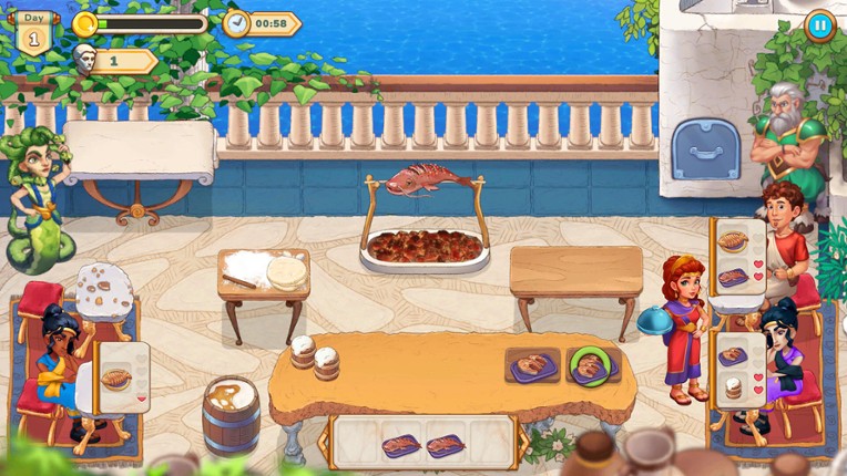Greek Kitchen Frenzy: Dionysus screenshot