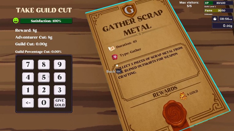 Guild Hall Simulator: Prologue screenshot