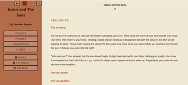 Icarus and the Suns Image