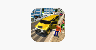 Limousine Taxi Driving 3D Image