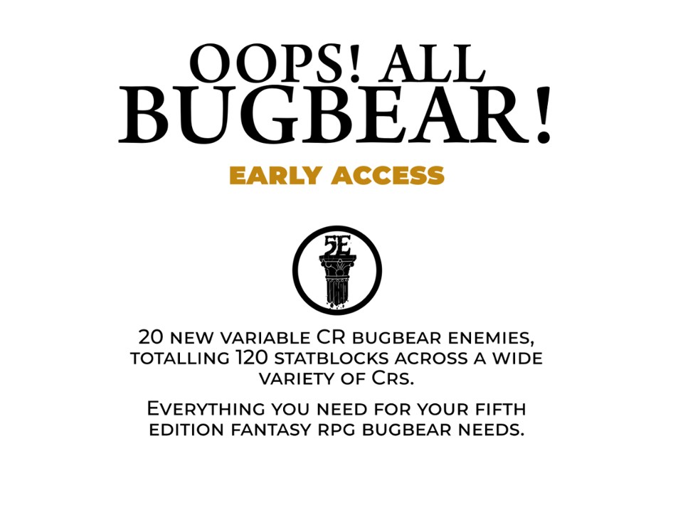 Games like Oops! All Bugbear!