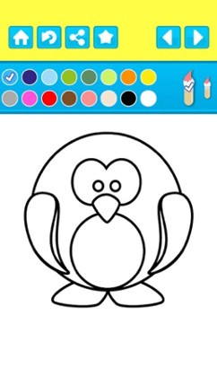 Penguin Coloring Book For Kids - My Eskimo Village Club Image