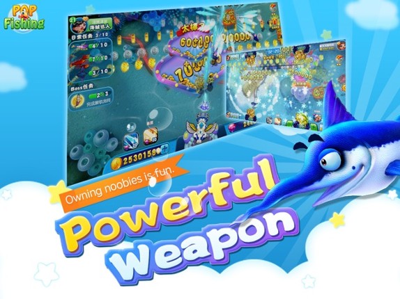 Pop Fishing-family fishing diary game,enjoy lovely ocean fish kingdom fun Image