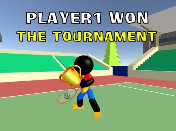 Stickman 3D Tennis screenshot