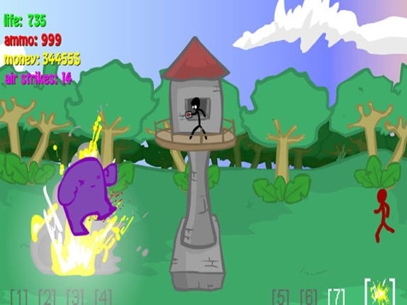 Stickman Defense - Shooting Game screenshot