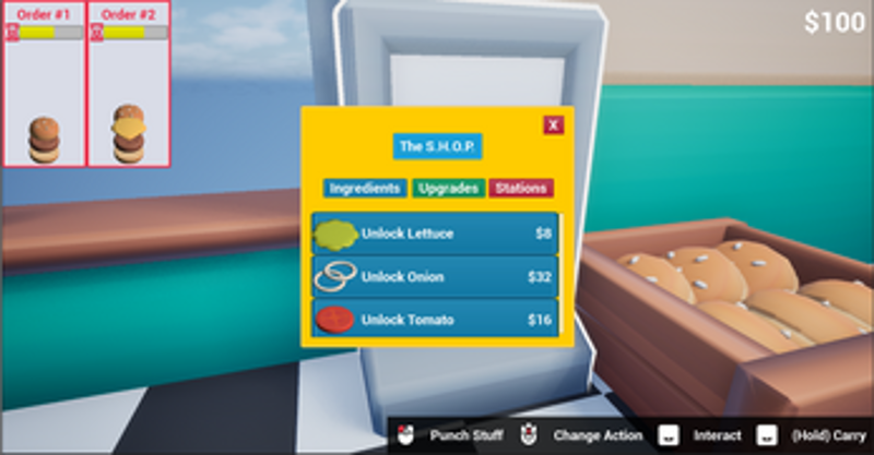 Untitled Burger Game screenshot