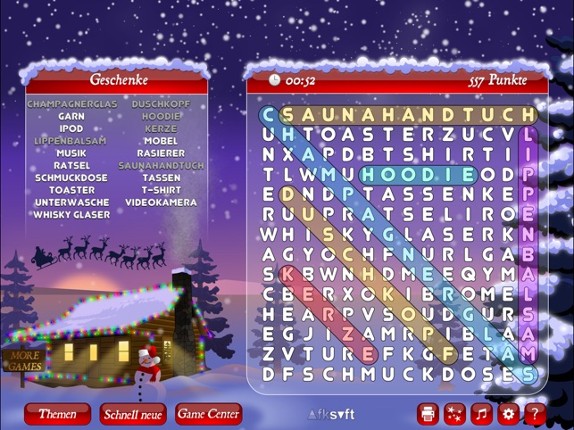 Weihnachten Wortsuche screenshot