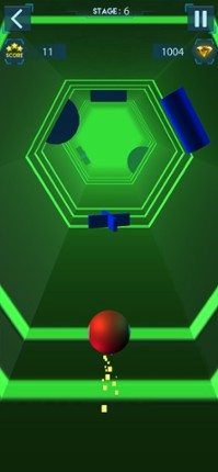 3D Tunnel Color Ball Runner Image