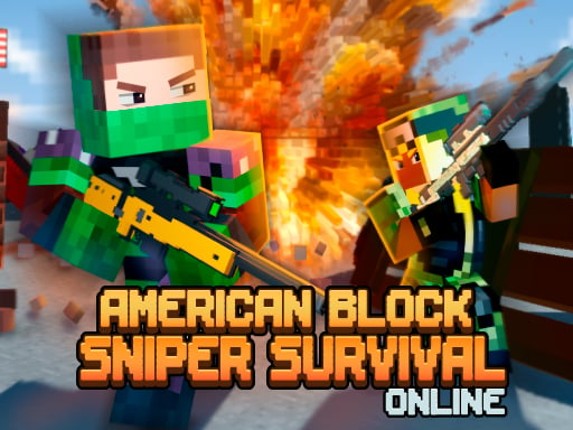 American Block Sniper Survival Online Game Cover